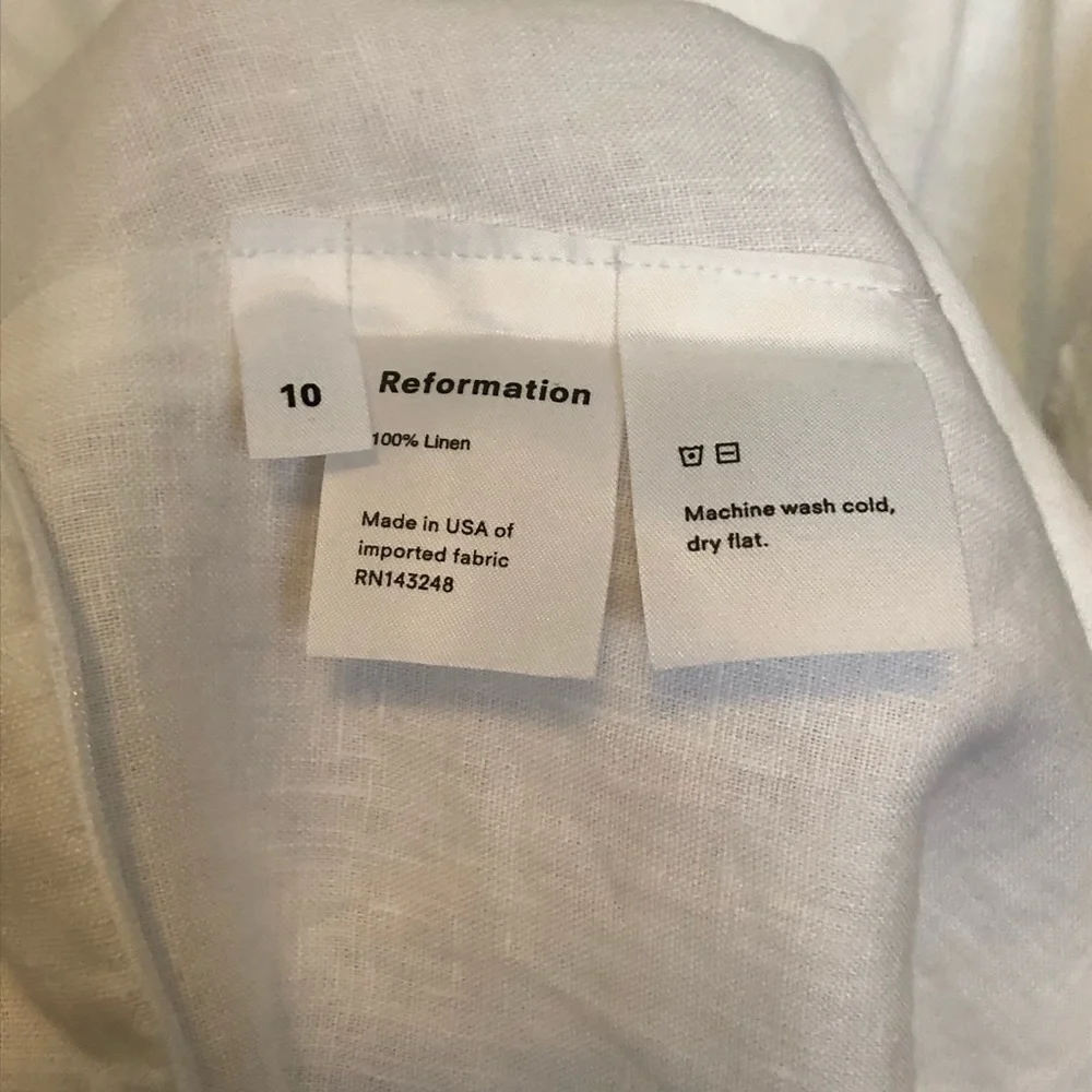 Reformation White Mini Dress - Picture 6 of 6